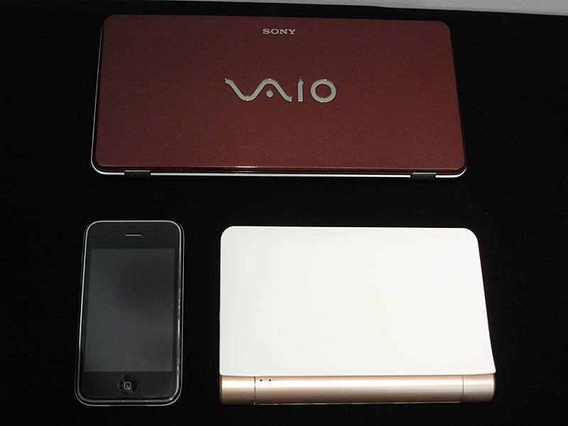 iPhone と TypeP との比較