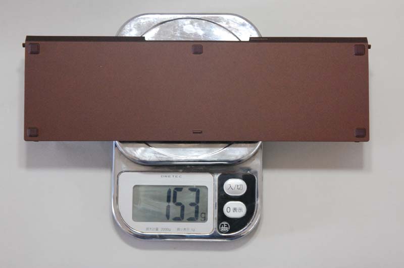 S�o�b�e���̏d�ʂ͎�����153g�ł�����(���̂ł͖�155g)