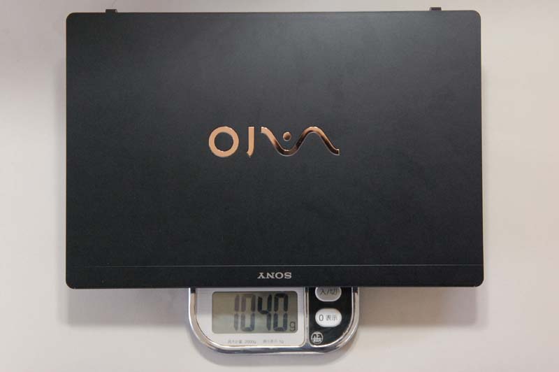 X�o�b�e���������̏d�ʂ͌��̖�1,065g�����A���p�@�����������1,040g�ł�����