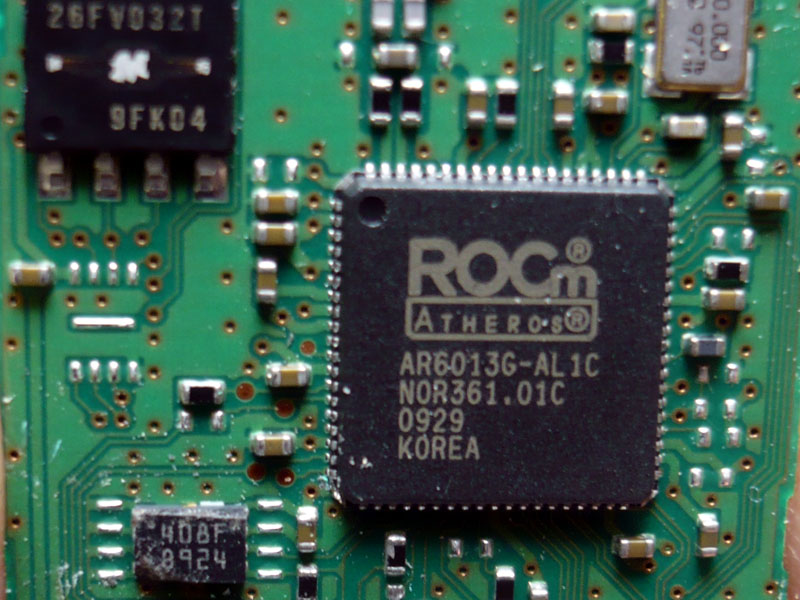 ����LAN�`�b�v�̃A�b�v�BAtheros��AR6013G-AL1C