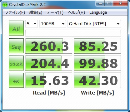 X25-M Mainstream SATA SSD+�I���{�[�hSATA(3Gbps)�̌���(100MB)