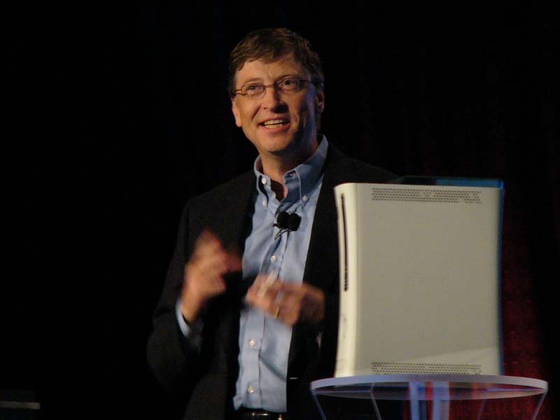 2006�N��E3��Live Anywhere���Љ��Bill Gates��