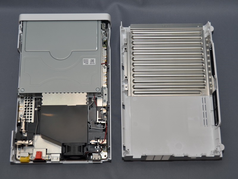 커버를 연 상태