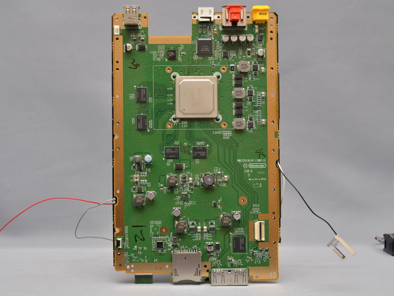 방열판을 분리 한 상태