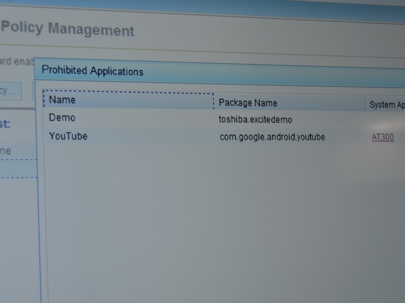 응용 프로그램의 관리는 화이트리스트 및 블랙리스트에 의해 행할