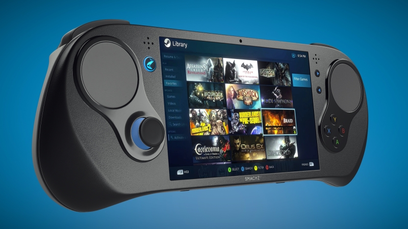 PS Vitaみたいに遊べるポータブルSteam Machine「SMACH Z