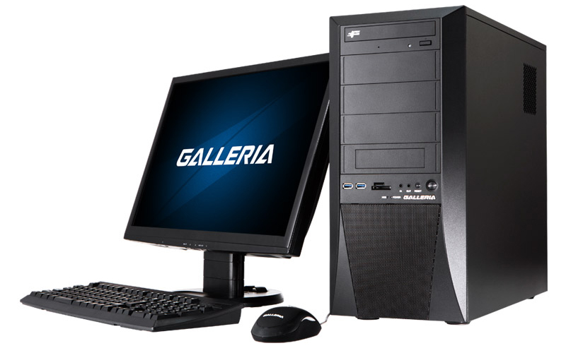 正規品を安く購入 ガレリア ゲーミングPC(モニター、マウス付) デスクトップ型PC