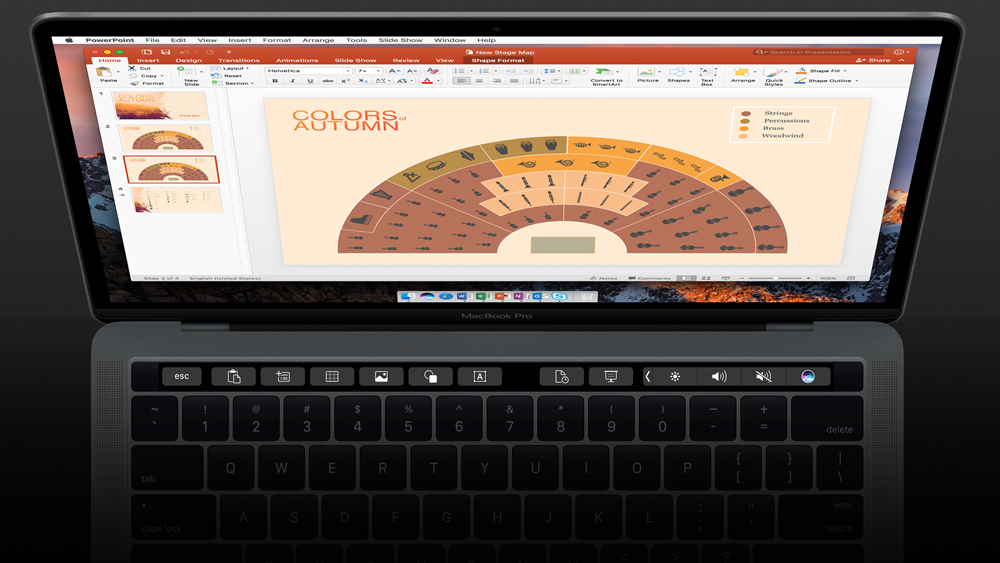 Office for MacにTouch Barのサポートが追加 〜Word、Excel 