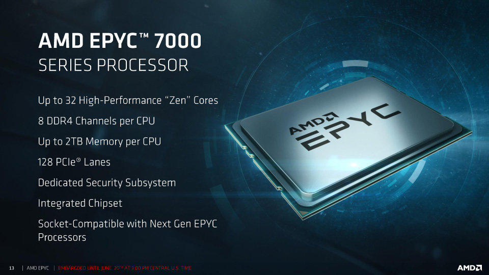 後藤弘茂のWeekly海外ニュース】AMDがサーバー向けCPU「EPYC