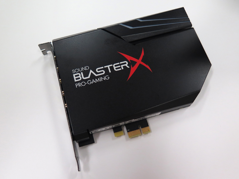 クリエイティブ、LEDイルミネーション対応の「Sound Blaster X AE-5