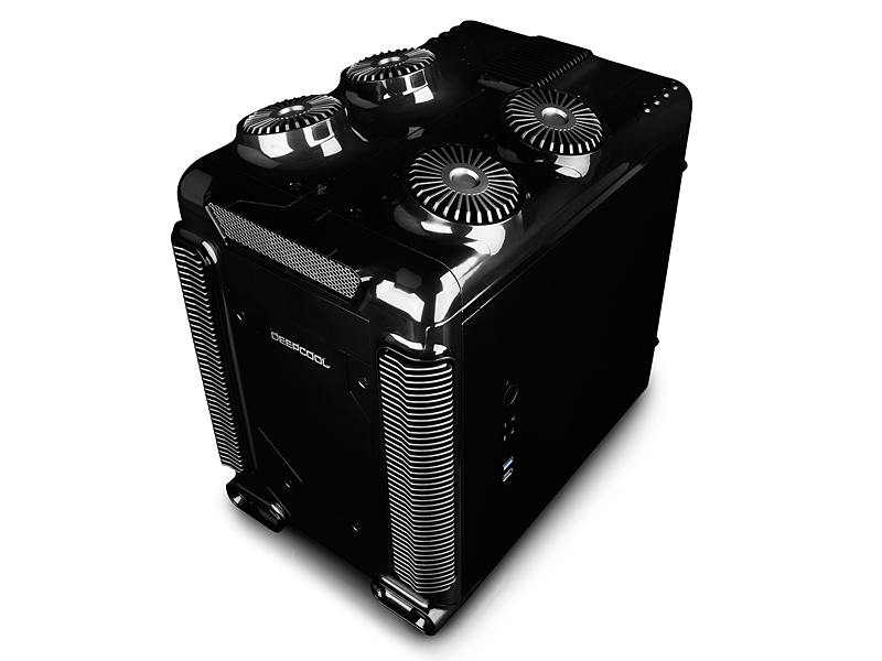 deepcool ケース DEEPCOOL、V型4気筒エンジンを彷彿とさせるmicroATXケース - PC