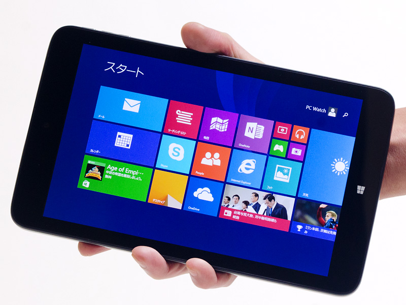 PC/タブレットDiginnos  8インチ Windows8.1 タブレット DG-D08IW