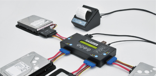 センチュリー、最大4台のHDDを非同期で完全消去できる「これdo台ERASE