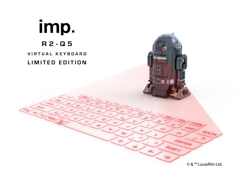 STAR WARS R2-D2バーチャルキーボード RUNA IMP-101-