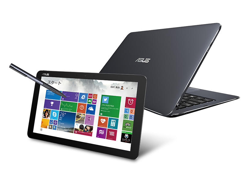 ASUS、スタイラスペン付属/SSD 256GBの「TransBook T300Chi