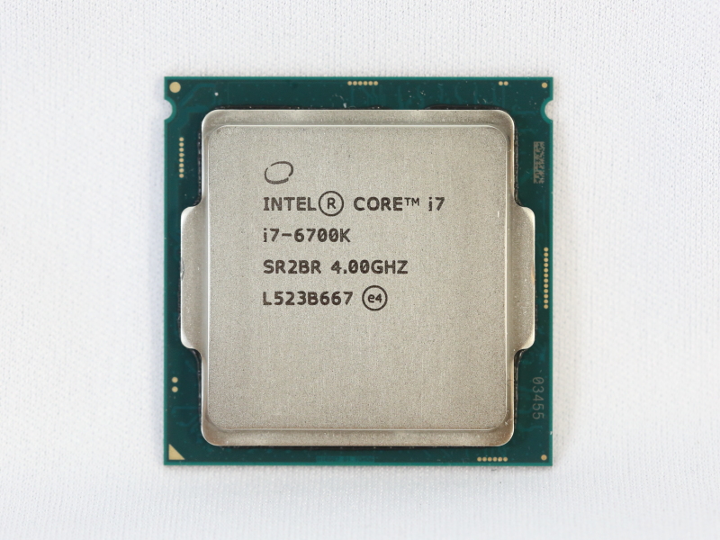 CPU intel Core i7 6700 動作品 - PCパーツ