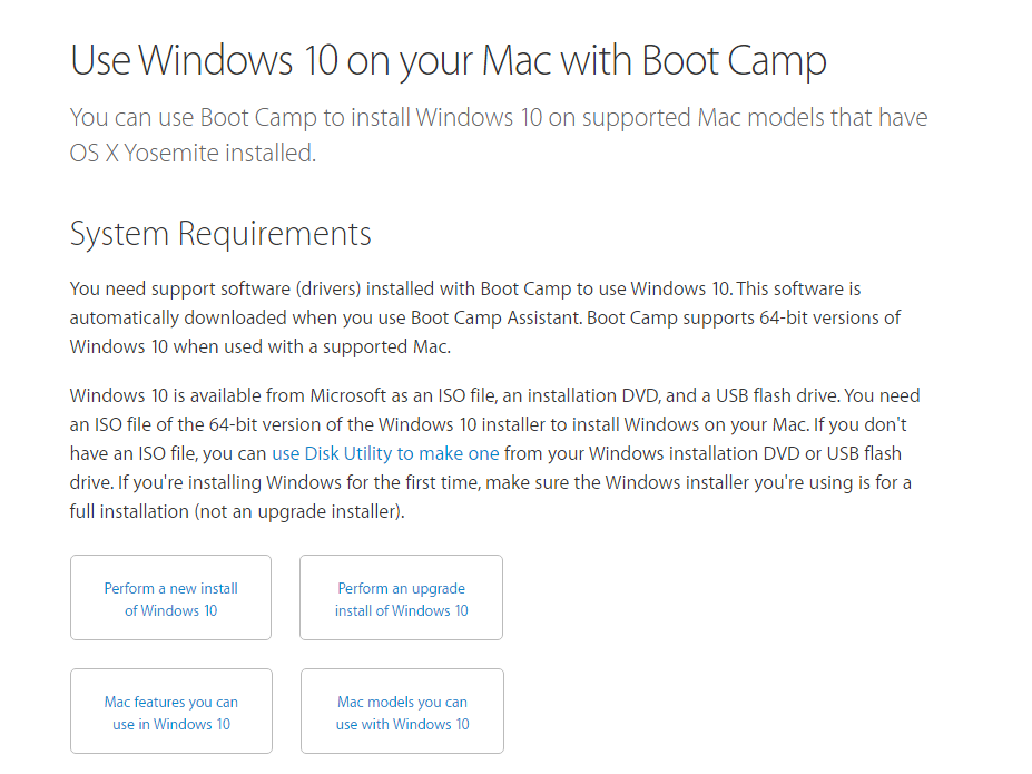 MacでWindows 10のBootCampが可能に ～内蔵USB 3.0ポートやThunderbolt 