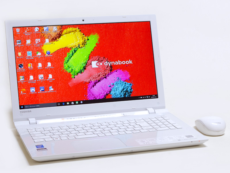 東芝 ノートPC 綺麗な白  dynabook Windows10