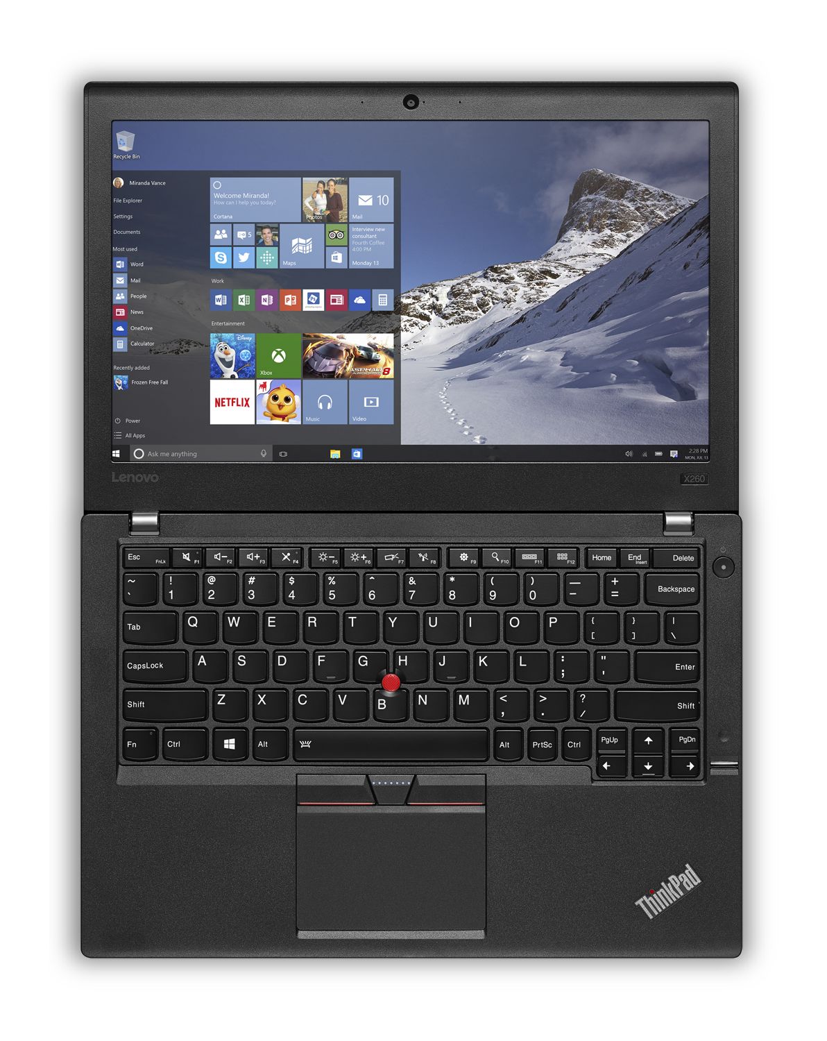 Lenovo、12.5型フルHDの「ThinkPad X260」など - PC Watch