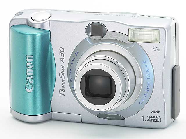 キヤノン 【返品保証】 【便利な単三電池で使用可】キャノン Canon PowerShot A40 3x コンパクトデジタルカメラ s9070