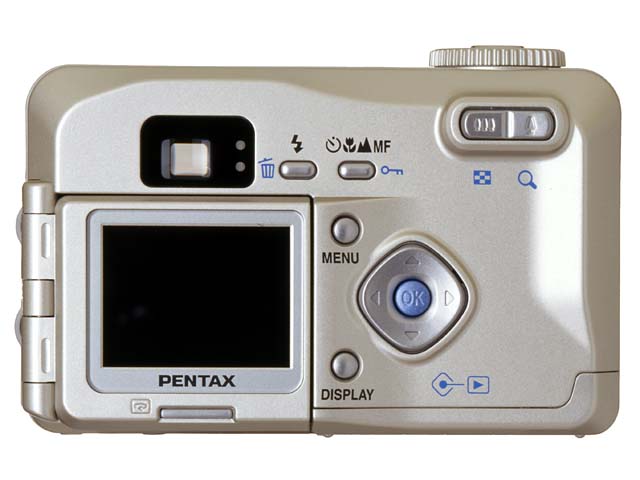 ペンタックス、320万画素3倍ズーム機「オプティオ330GS」