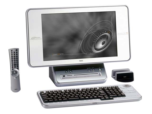 NEC、無線キーボード採用の液晶一体型PC「VALUESTAR FS」