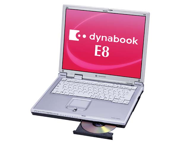 東芝、DVDマルチドライブを搭載したdynabook E8など