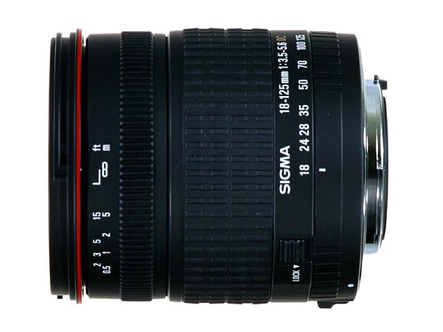 シグマ 18-125mm F3.5-5.6 DC デジタル専用 キヤノン用 - カメラ