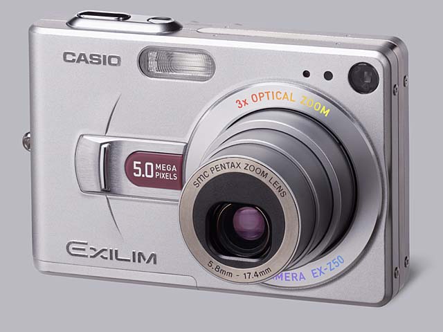 低価格の 液晶デジタルカメラ CASIO EXILIM ZOOM EX-Z55