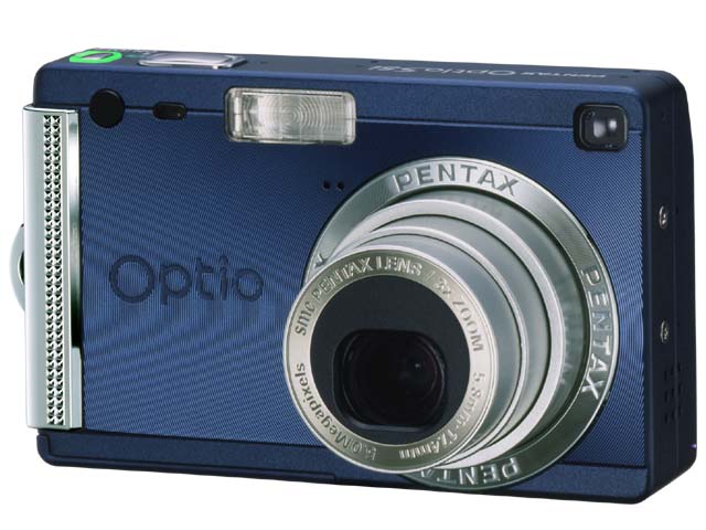 在庫一掃】 PENTAX Optio S5i ネイビー - カメラ