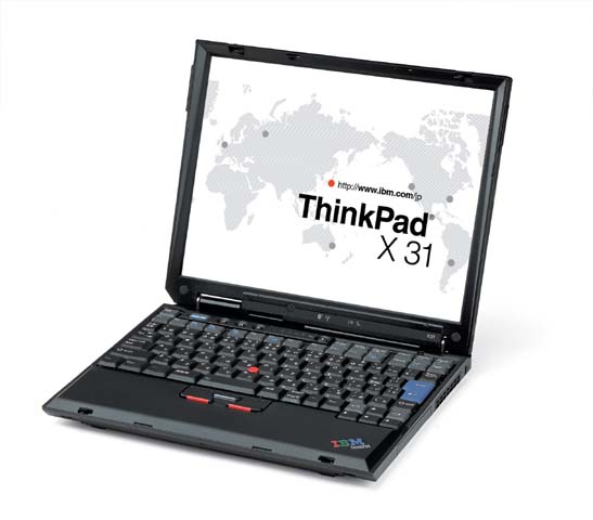 日本IBM、「ThinkPad X31」シリーズを一新