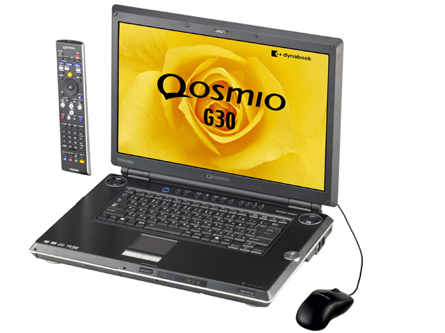 東芝、Core 2 Duo搭載の地デジ/HD DVDノート「Qosmio G30」