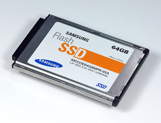 Samsung、1.8インチ64GB SSDを第2四半期に出荷