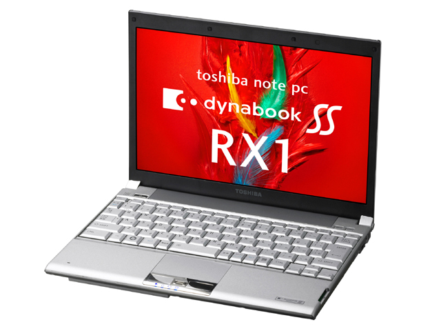 東芝、最薄部19.5mmのCore 2 Duo搭載ノート「dynabook SS RX1」