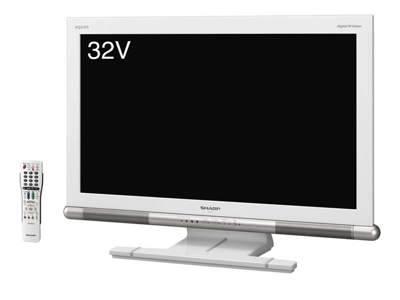 シャープ、PC向けの22/26/32型フルHD液晶TV「AQUOS P」