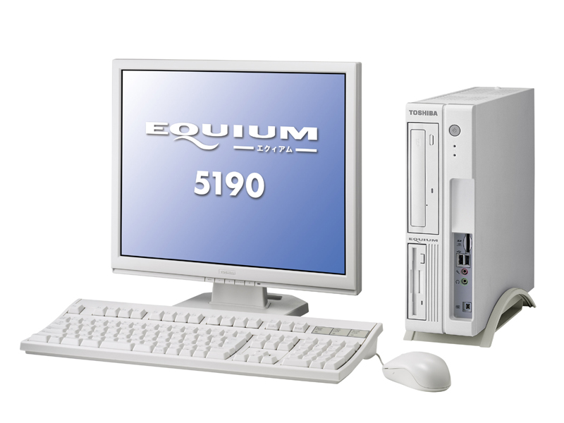 東芝、幅68mmの企業向け小型デスクトップ「EQUIUM S6400」