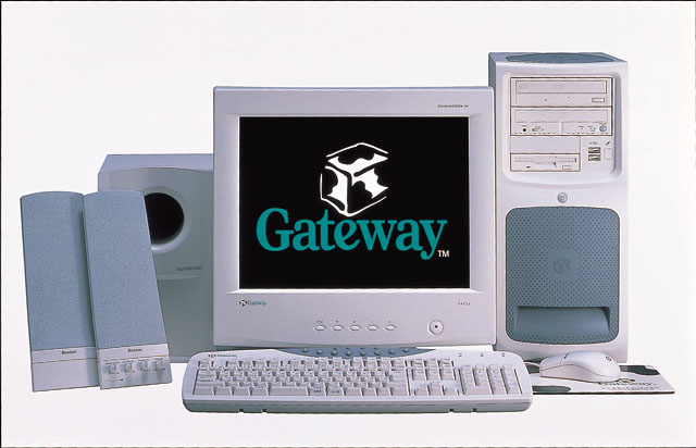 gateway デスクトップpc スピーカー　キーボード　マウス　モニター付