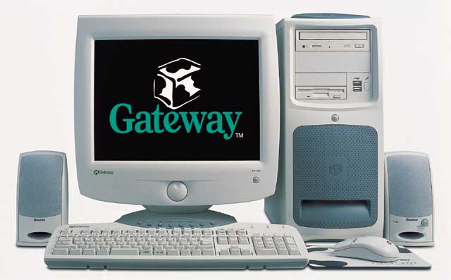 gateway デスクトップpc スピーカー　キーボード　マウス　モニター付