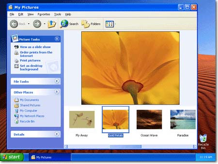 Microsoft Windows Xpのロゴとスクリーンショットを公開