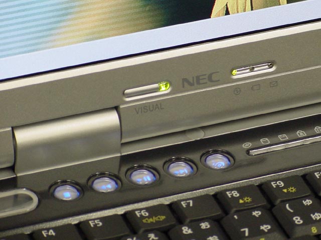 NEC、15.3インチWXGA液晶/60GB HDD搭載の新AVノート