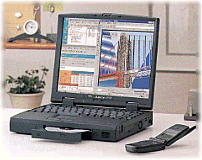 NECがCD-ROMドライブ、FDD搭載の薄型ノート「98NOTE Lavie」2機種4 