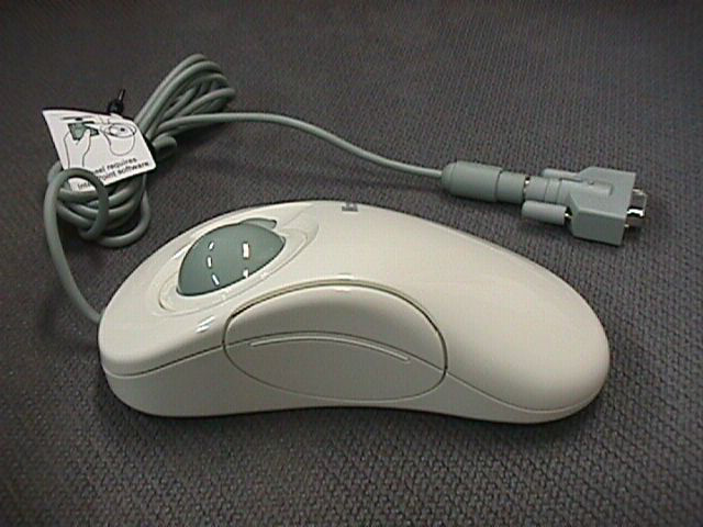 マイクロソフト、ホイール対応、トラックボール方式の2ボタンマウス