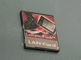コンパクトフラッシュ型のLANカード