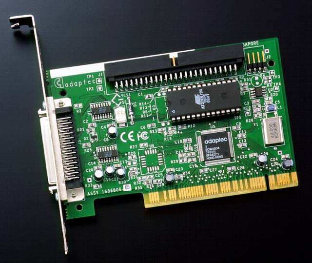 PCI Adaptec AHA-2940-UW/B-V5 FSC SCSI-22 50p+68p ID9052 