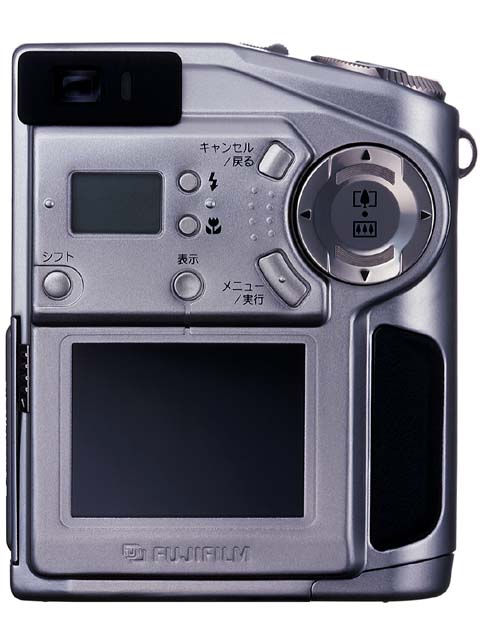 富士フイルム、光学3倍ズームを搭載した150万画素の縦型FinePix