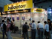 Billionton Systemsのブース