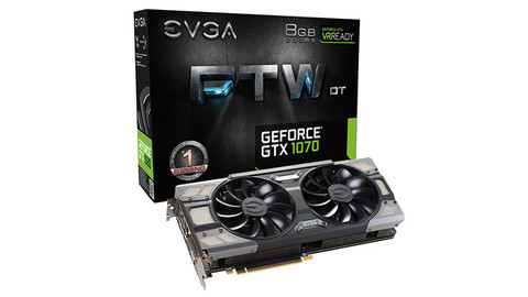 EVGA GeForce GTX 1070 FTW DT GAMING