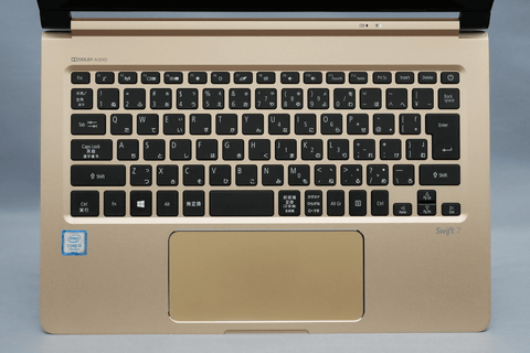 Hothotレビュー 厚さ10mmを切る世界最薄の13 3型モバイルノート 日本エイサー Swift 7 Sf713 51 F58u F Pc Watch