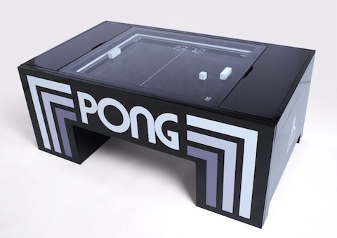 やじうまpc Watch Atariの卓球ゲーム Pong を再現したコーヒーテーブル Kickstarterに登場 Pc Watch