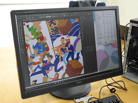 Pr パソコン実験工房pc Watch出張所 Supported By パソコン工房 Adobeの Illustrator が快適に動くpc 後編 日清食品のトップデザイナーとともに検証する Pc Watch